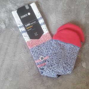 NWT STANCE TRICKIE CREW SOCKS, CLASSIC MEDIUM CUSHION